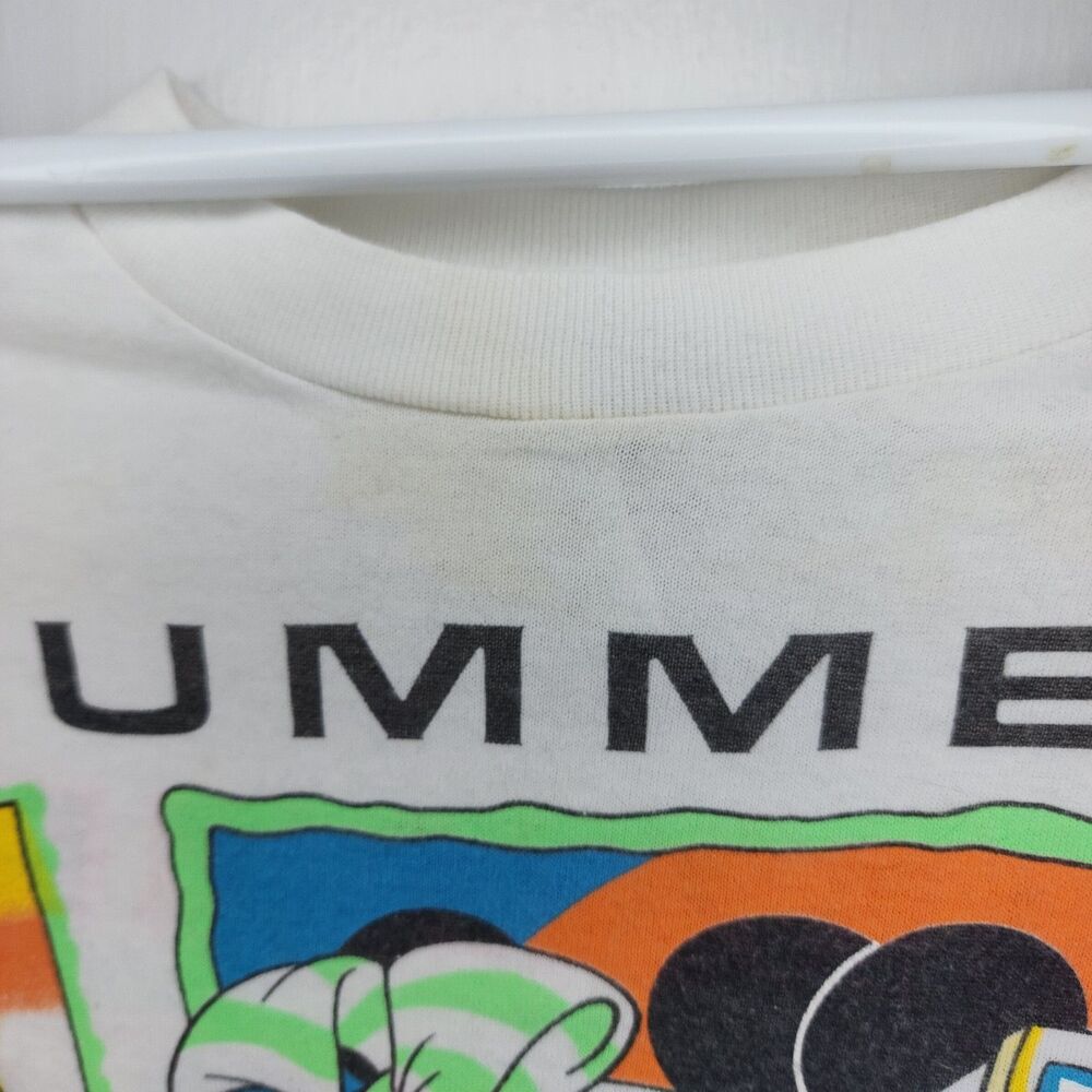 Vintage Mickey & Minnie "Summer Heat/Sweet" Child T-Shirt – Size Large - Picture 8 of 9